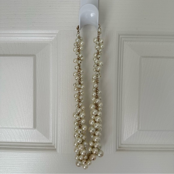 2 for $13 Charter Club pearly white statement necklace - Picture 2 of 5